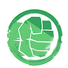 Bruce Banner Hulk Emblem spray