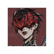 Black Widow Red Runway Veil nameplate