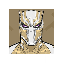 Black Panther Golden Panther nameplate