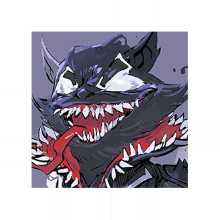 Rocket Raccoon Symbiote Raccoon nameplate