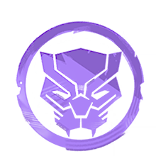 Black Panther Black Panther Emblem spray
