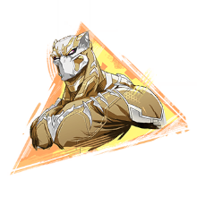 Black Panther Golden Panther spray