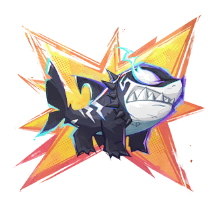 Jeff The Land Shark Devouring Duo spray