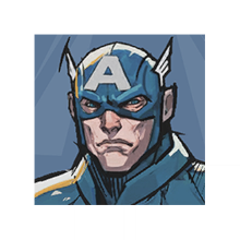 Captain America Golden Age nameplate