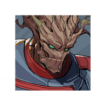 Groot Big Buddy nameplate