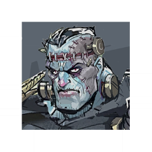 The Punisher Franken-Castle nameplate