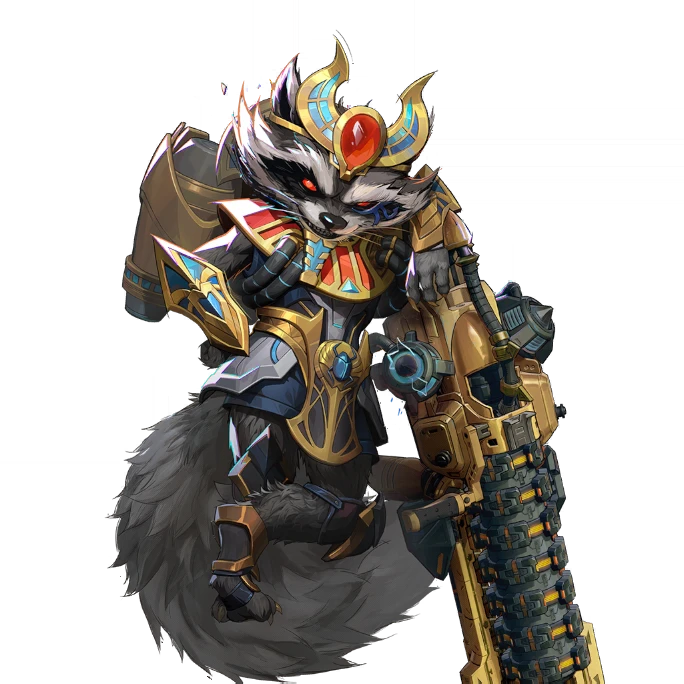 Rocket Raccoon Golden Artificer costume