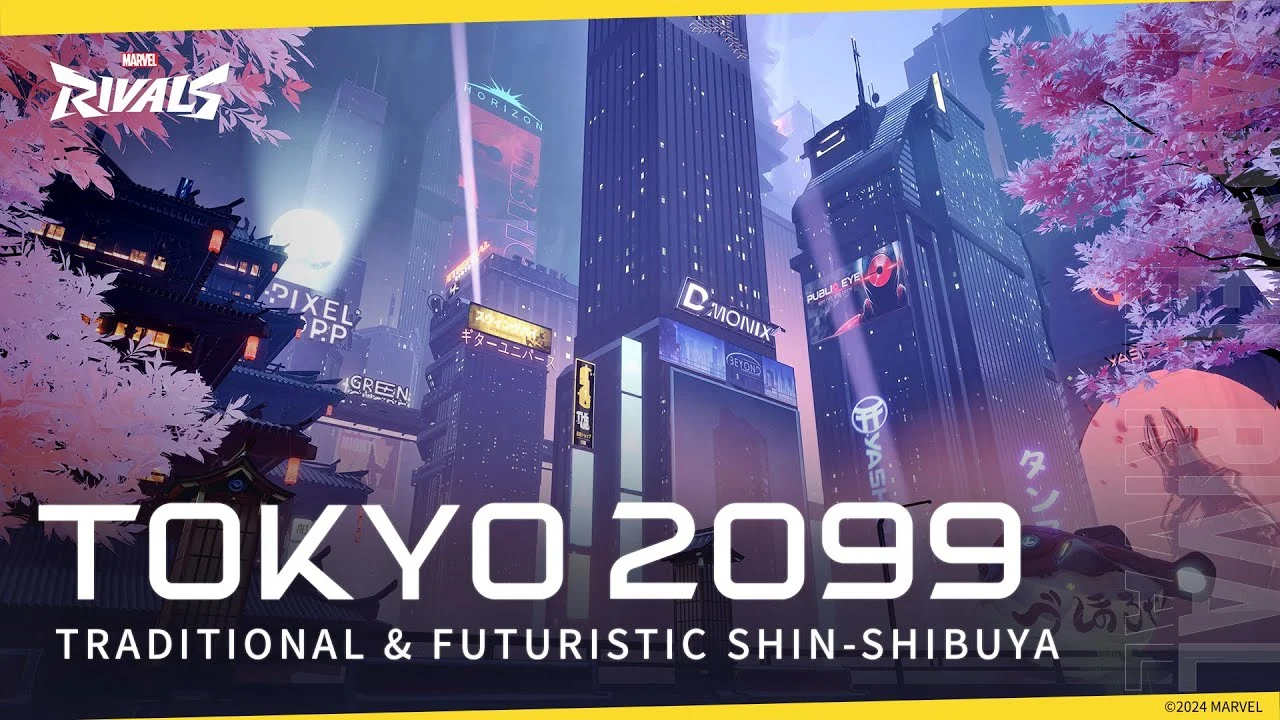 Shin-Shibuya map in Marvel Rivals