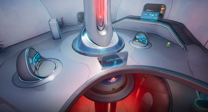 Cyclops' Cell on Alchemax Headquarters in Marvel Rivals