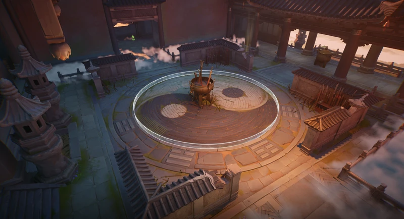 Training Ground (Point C) on Shenloong Arena in Marvel Rivals