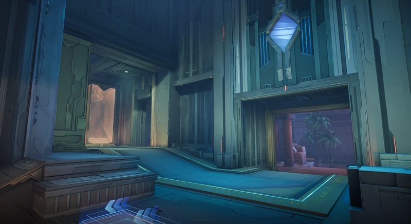 Path to the Lazarus Chamber (2nd Checkpoint) on Thebes in Marvel Rivals