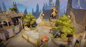 Bifrost Garden (Mission Area) on Royal Palace in Marvel Rivals
