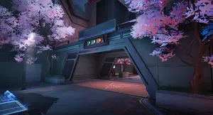 Stark-Fujikawa Building Entrance (2nd Checkpoint) on Shin-Shibuya in Marvel Rivals