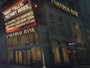 Universal Bank on Times Square in Marvel Rivals