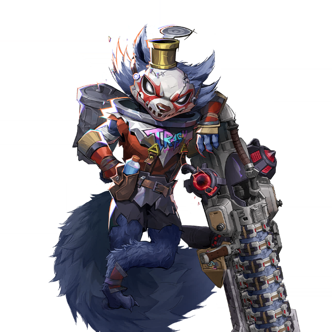 Rocket Raccoon Trash King free skin in Marvel Rivals
