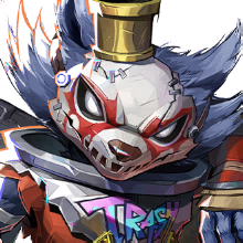 Trash King Costume for Rocket Raccoon in Marvel Rivals