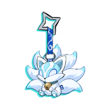 White Fox Plush