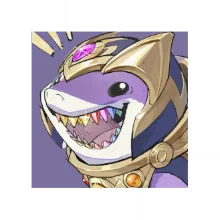 Sharknos Nameplate for Jeff The Land Shark in Marvel Rivals