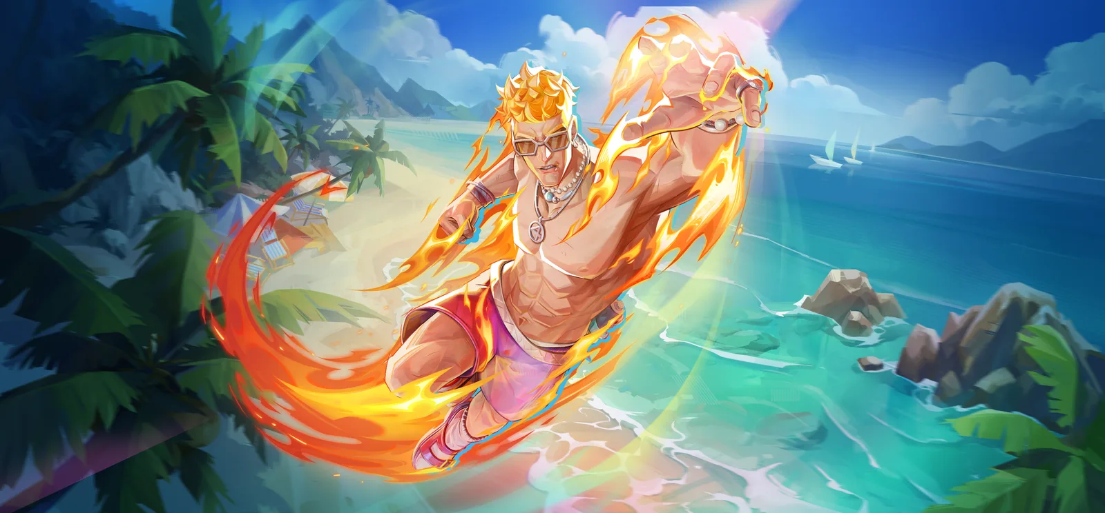 Cold Douse MVP Animation (Human Torch) in Marvel Rivals