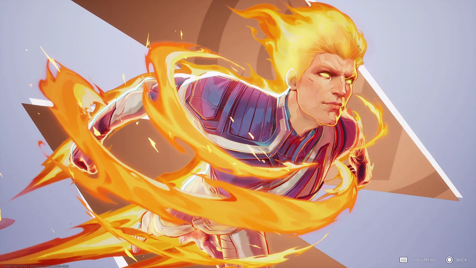Default MVP Animation (Human Torch) in Marvel Rivals