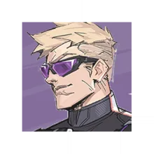 Freefall Nameplate for Hawkeye in Marvel Rivals