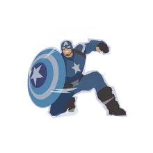 Highway Hero MVP Animation (Captain America) in Marvel Rivals