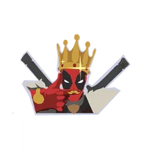 King's Ceremony Mvp for Deadpool in Marvel Rivals