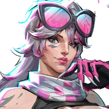 Pink Purr Costume for Black Cat in Marvel Rivals