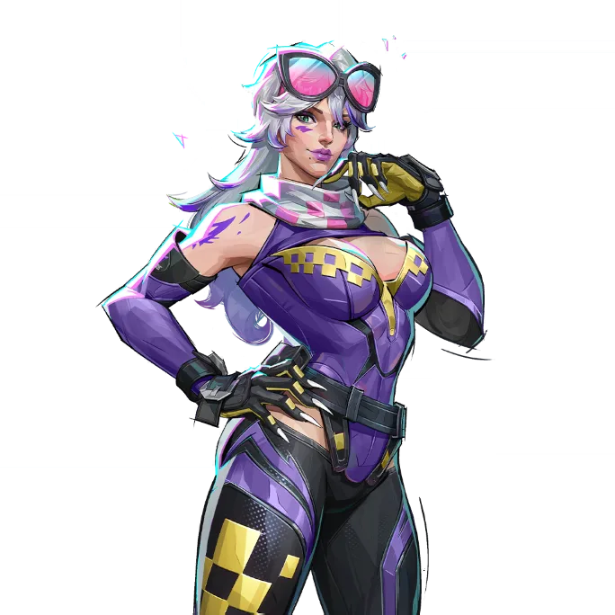 Black Cat Purple Prowl Skin in Marvel Rivals
