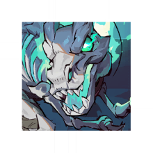 Skele-saurus Nameplate for Devil Dinosaur