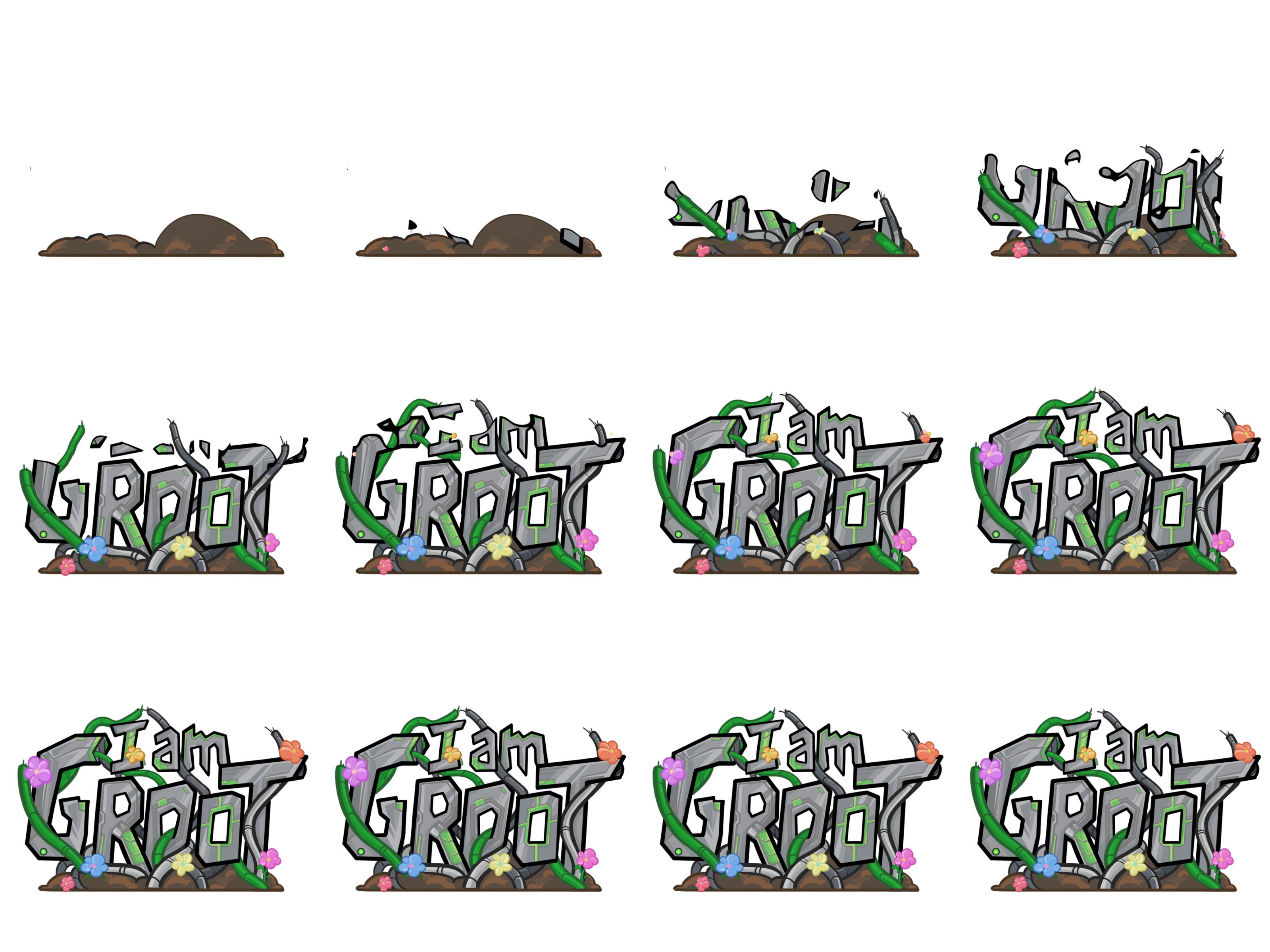 0x4920616D2047726F6F74 Animated Emoji