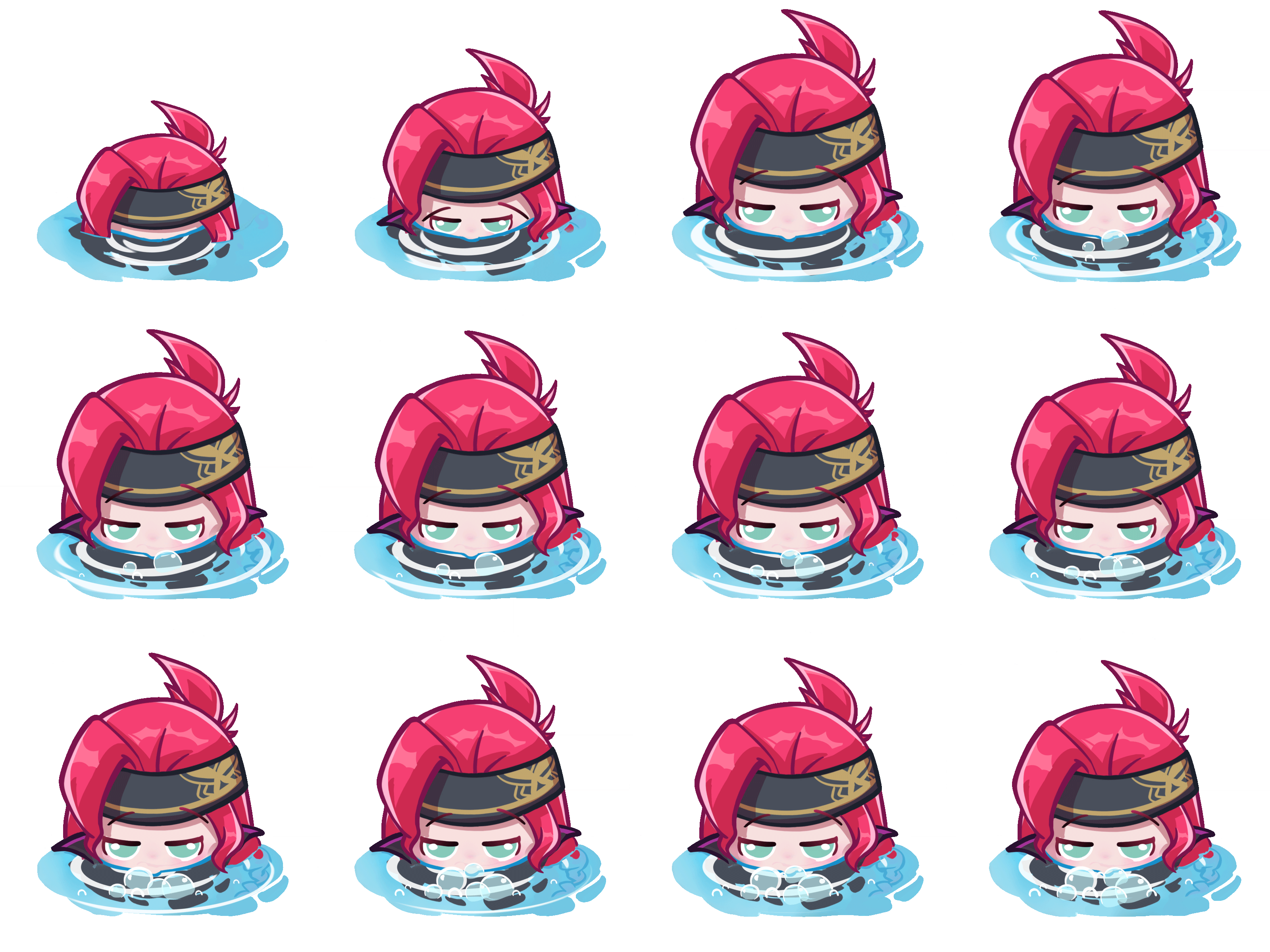 Bubbling Up Animated Emoji