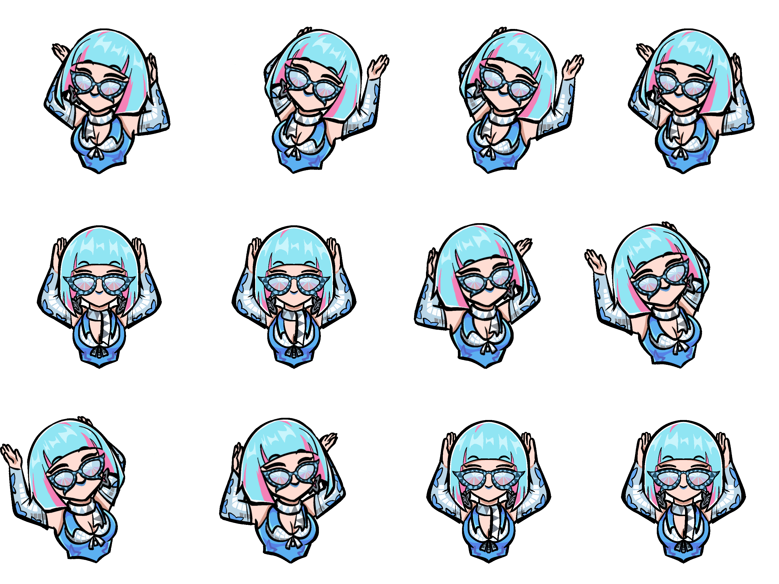 Butterfly Headspin Emoji in Marvel Rivals