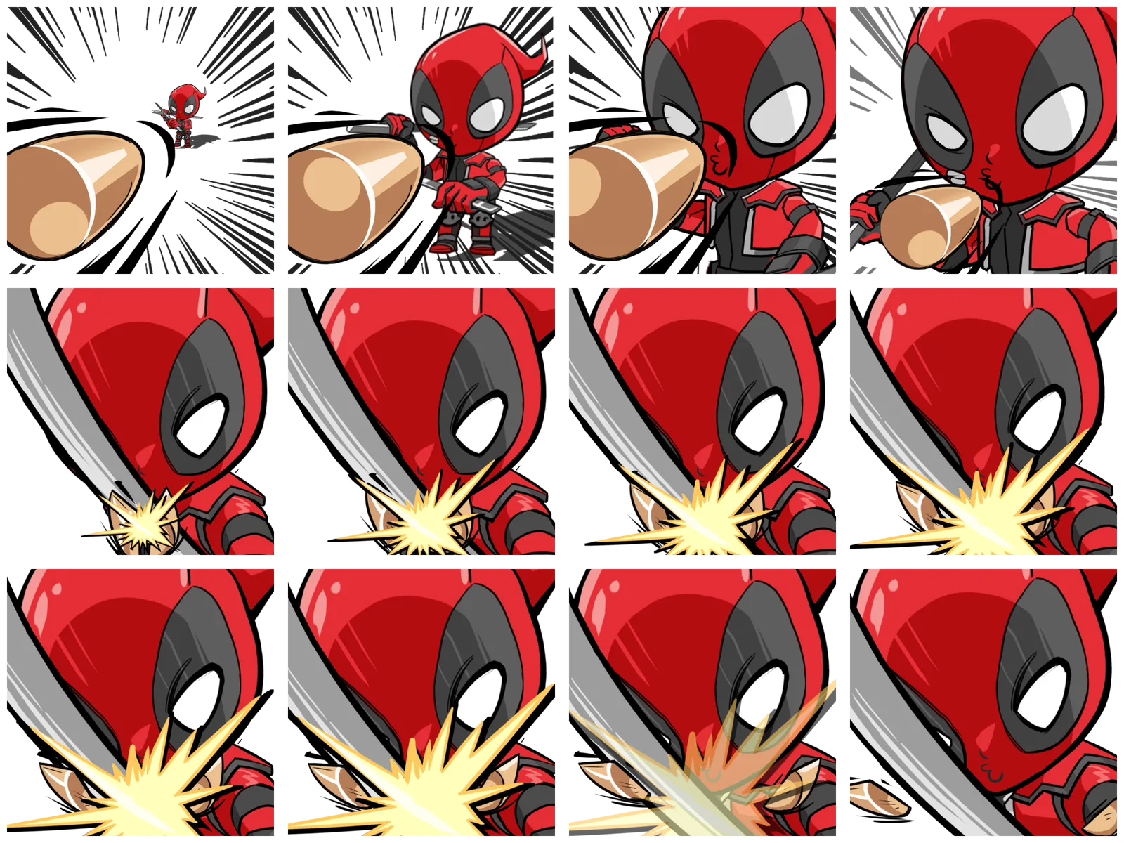 Dashing & Smashing Emoji in Marvel Rivals
