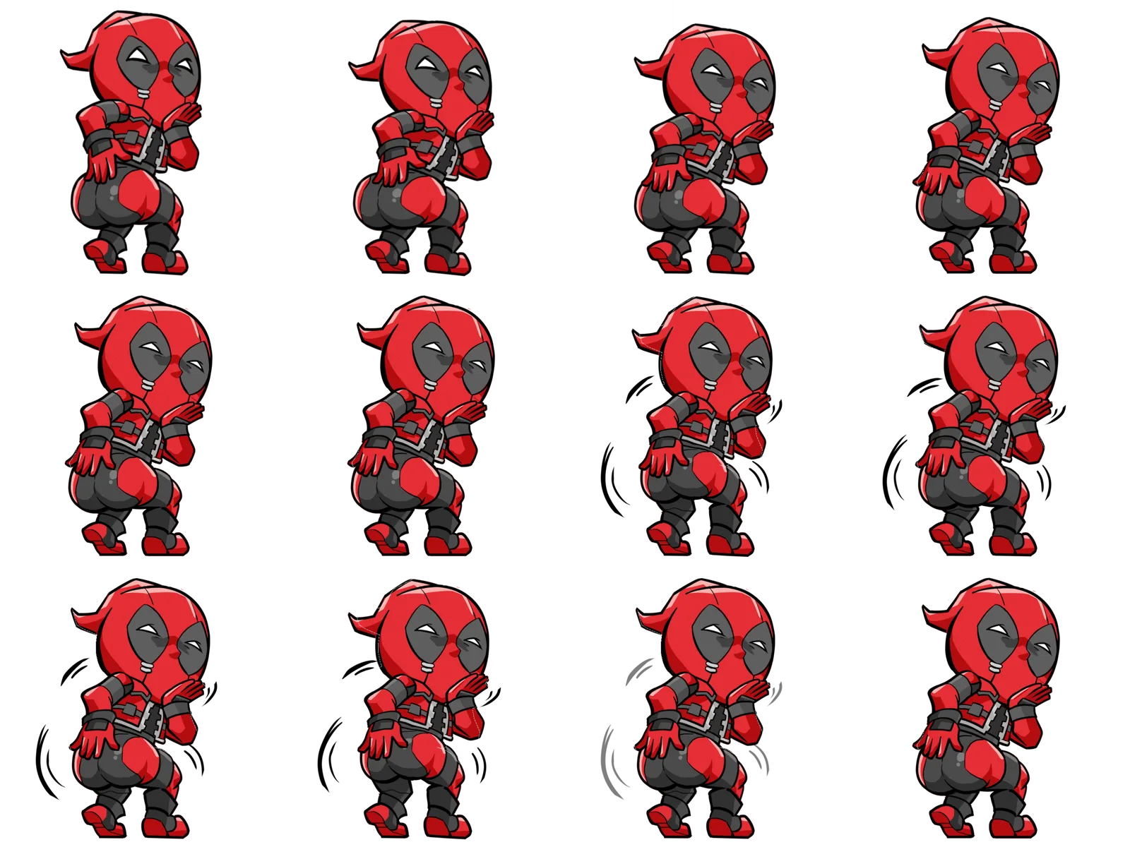 Deadpool Boogie Emoji in Marvel Rivals