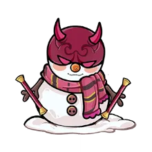 Fearless Snowdevil Emoji in Marvel Rivals