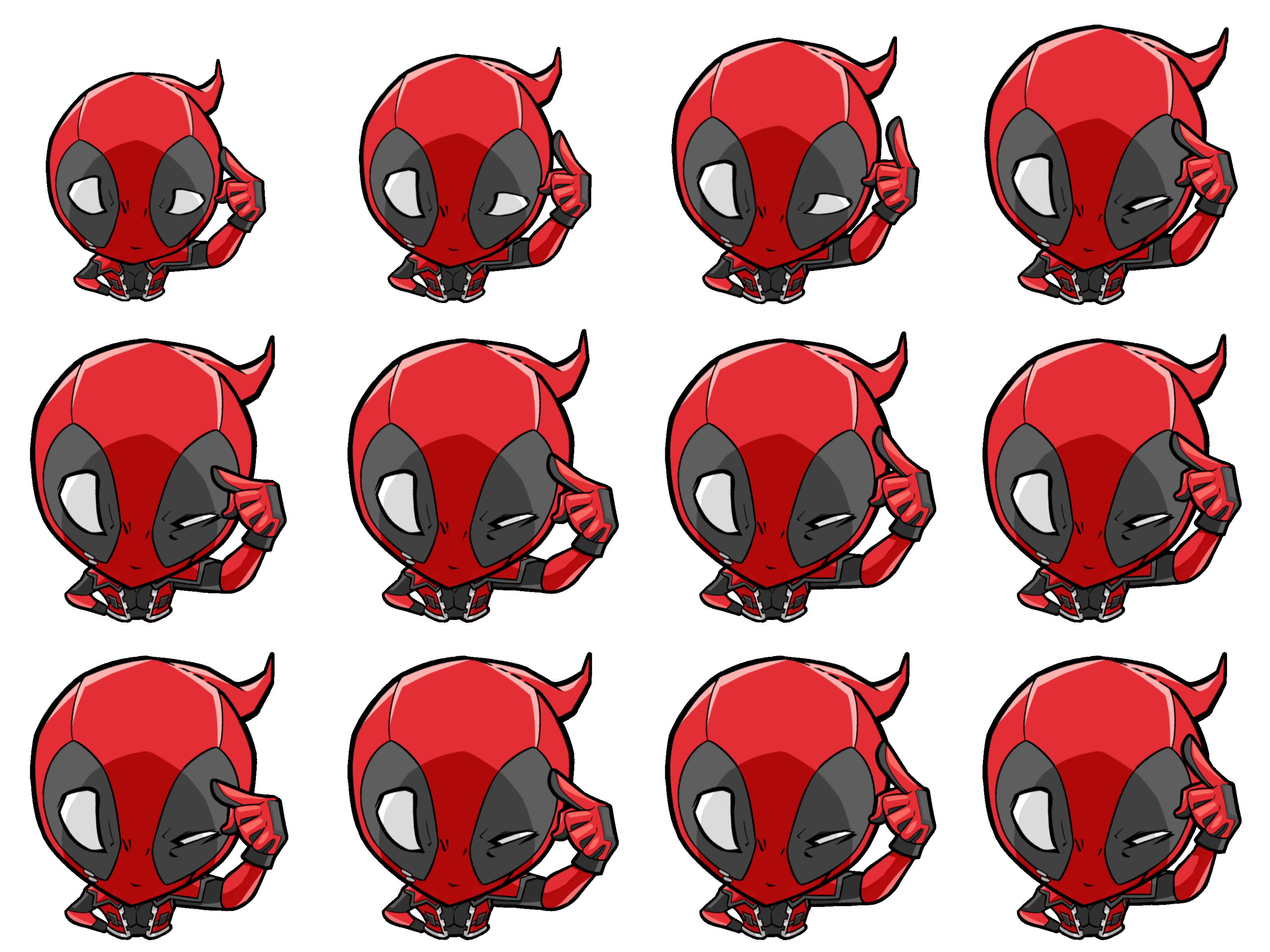 MAXIMUM MENTAL EFFORT Animated Emoji