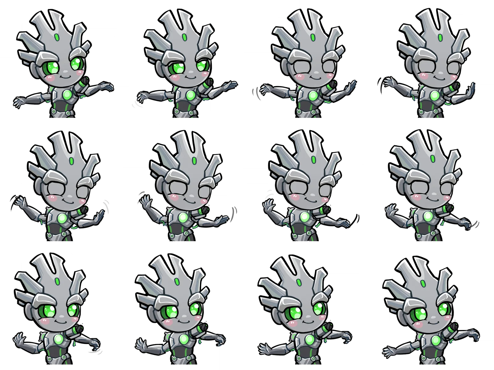 Mecha Moves Emoji in Marvel Rivals