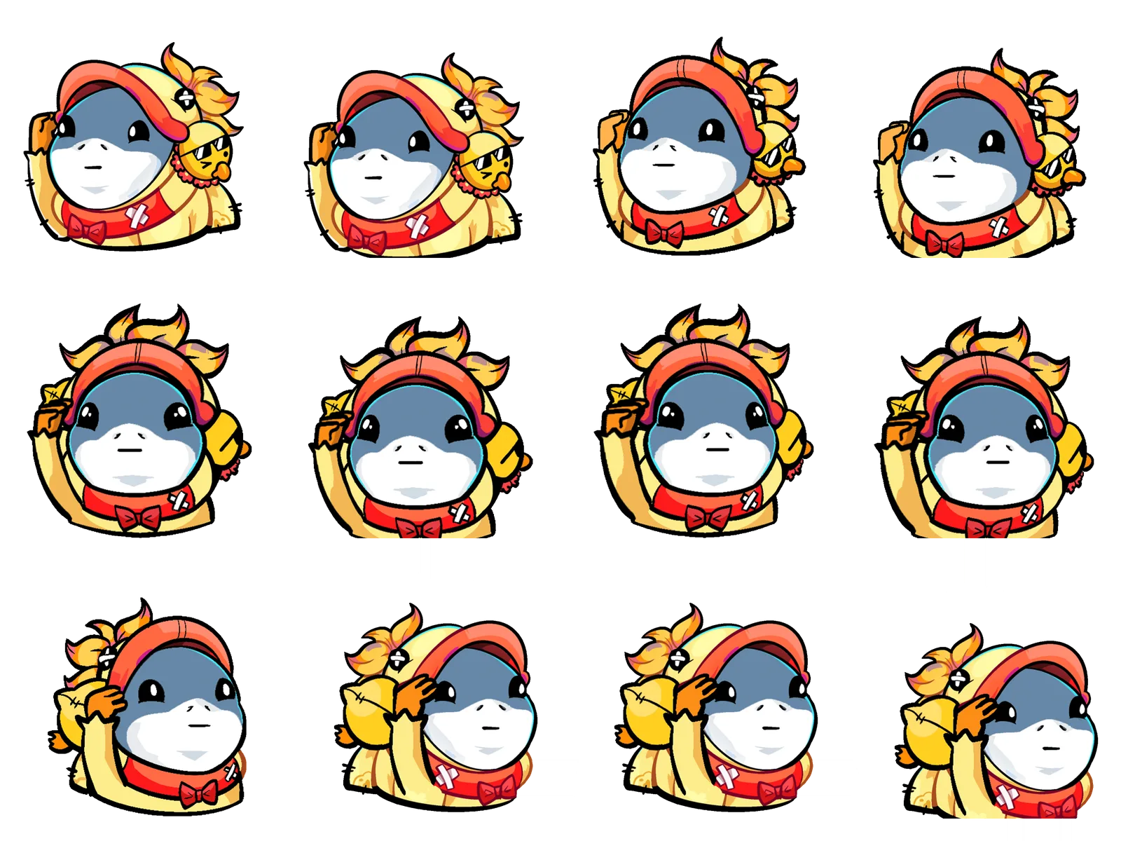 Peeking Duck Emoji in Marvel Rivals