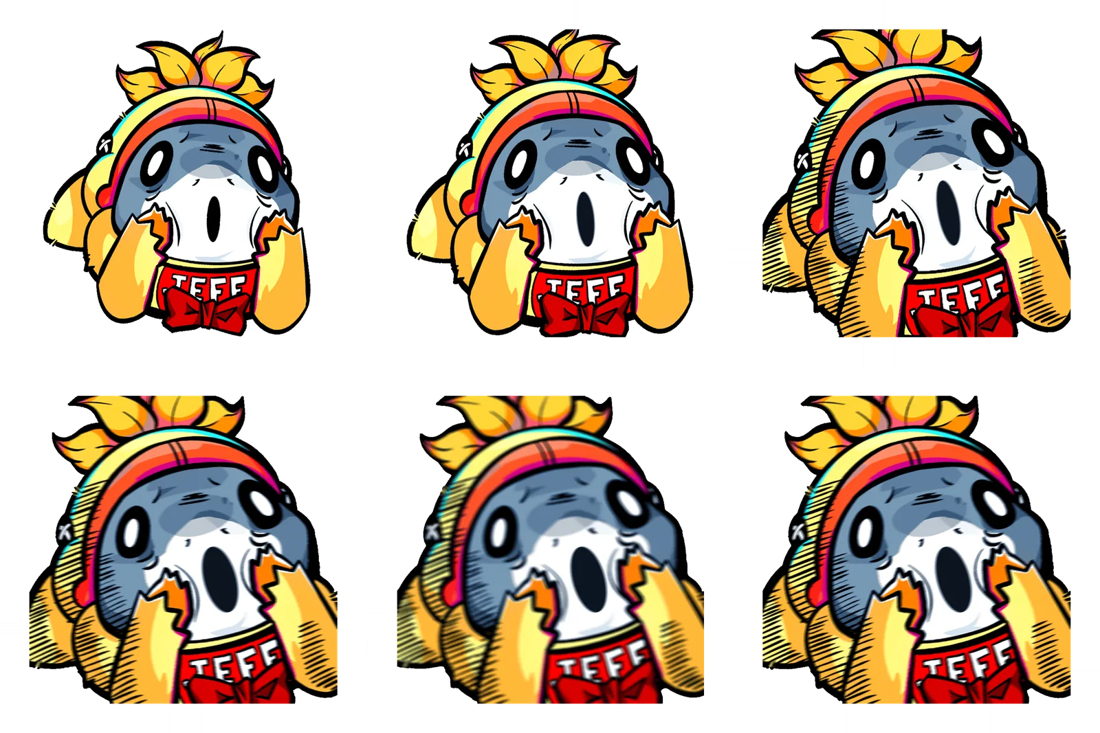 Quack-tastic Scream Emoji in Marvel Rivals