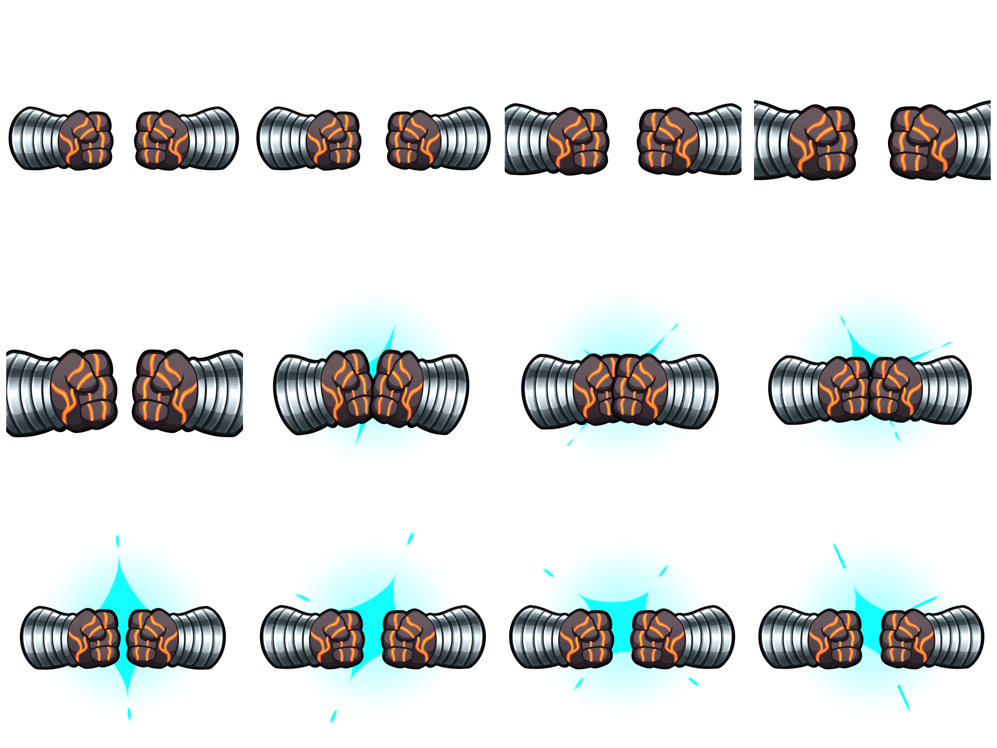 ROCK 'EM BOTH Animated Emoji