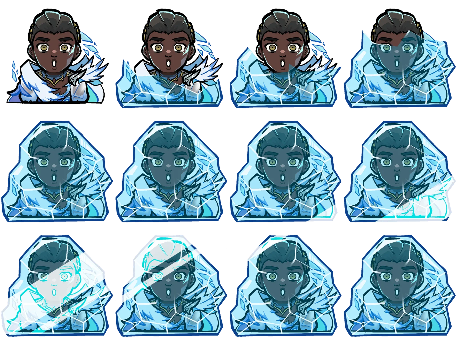 Snap Freeze Emoji in Marvel Rivals