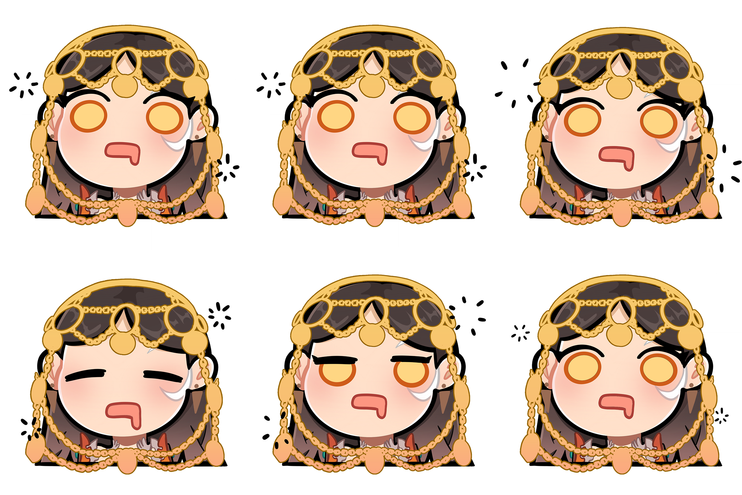 Zoning Out Animated Emoji